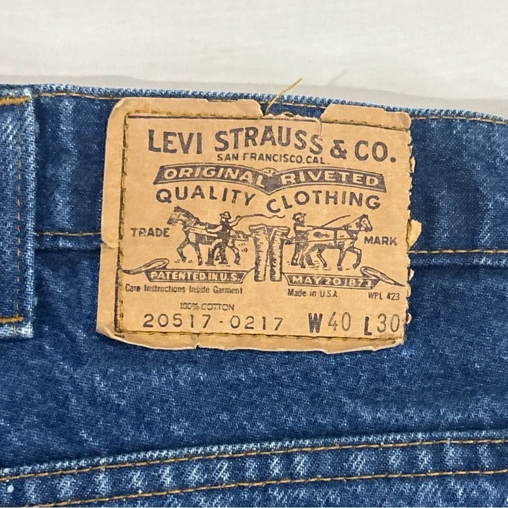 Levi’s 517 Bootcut Jeans Made In USA 40x30 Medium Wash 20517